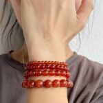 Carnelian, Natural Stone Bracelet