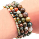 Garden Agate (Indian), Handmade Bracelet