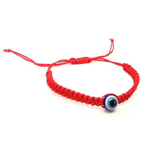protiv-uroki-pletka-shambala-10555004 Against the Evil Eye, Bracelet, Blue Nazar Bead, Shamballa Weave - Image 1