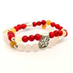 Reverie, Double Bracelet, Turkenite, Light Carnelian, Rose Quartz - Image 3