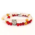 Reverie, Double Bracelet, Turkenite, Light Carnelian, Rose Quartz - Image 4