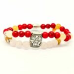 Reverie, Double Bracelet, Turkenite, Light Carnelian, Rose Quartz - Image 5