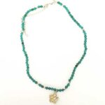 Nike Choker Necklace, Turquoise - Image 2