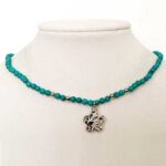 Nike Choker Necklace, Turquoise - Image 3