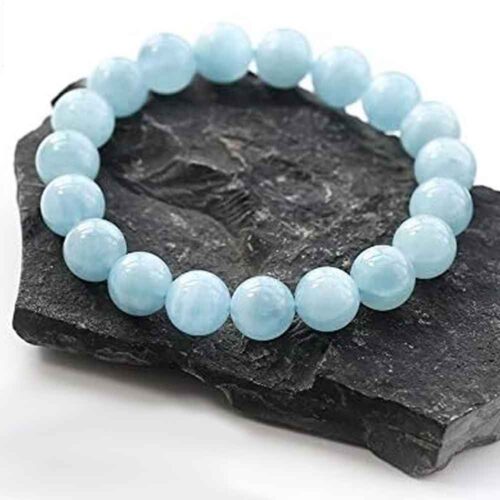 Aquamarine, Class A, handmade bracelet - Image 4