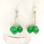 Leprechaun, Natural Stone Earrings, Aventurine