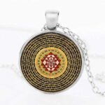Lakshmi, Handmade Mandala Pendant