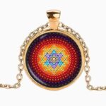Shri Yantra Mandala, Handmade Pendant - Image 7