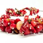 Hot Autumn, Handmade Set - Bracelet, Necklace and Earrings - Image 3