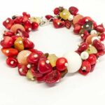 Hot Autumn, Handmade Set - Bracelet, Necklace and Earrings - Image 6