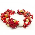 Hot Autumn, Handmade Set - Bracelet, Necklace and Earrings - Image 8