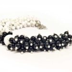 Yin and Yang, Luxury Handmade Bracelet, 4 mm Beads - Image 7