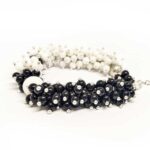 Yin and Yang, Luxury Handmade Bracelet, 4 mm Beads - Image 6
