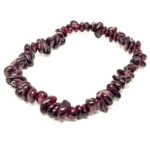 Garnet, Handmade Bracelet, Chips - Image 3