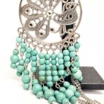 Turquoise Magic, Pendant with Turquoise, Peacock Element - Image 4