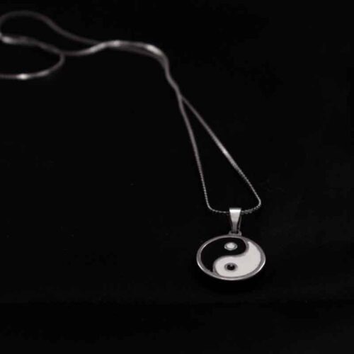 Yin and Yang, Stainless Steel, Pendant - Image 4
