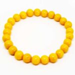 Yellow Jadeite, Natural Stone Bracelet - Image 8