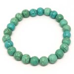 Turquoise - Synthetic Stone - Choose Bead Size - Image 6