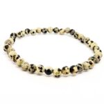 Dalmatian Jasper Bracelet, Natural Stone - Image 5