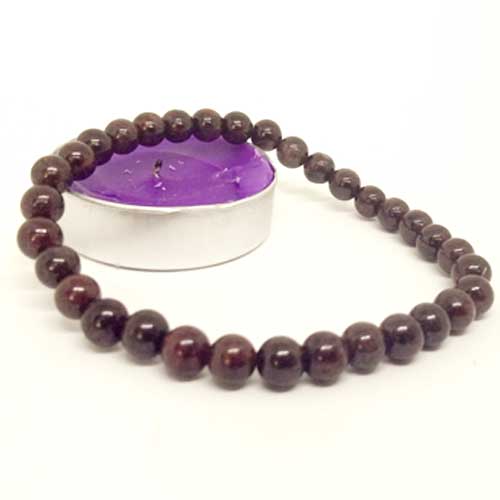 pandora-ruchno-izrabotena-grivna-granat-5,5mm-10777094 Garnet, Handmade Natural Stone Bracelet, Various Sizes - Image 1