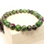 Ruby Zoisite, Natural Stone Bracelet - Image 2