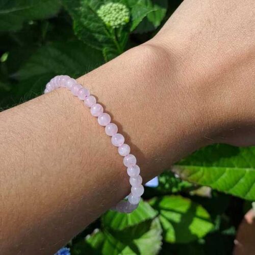 Rose Quartz Bracelet – Natural Stone - Image 9