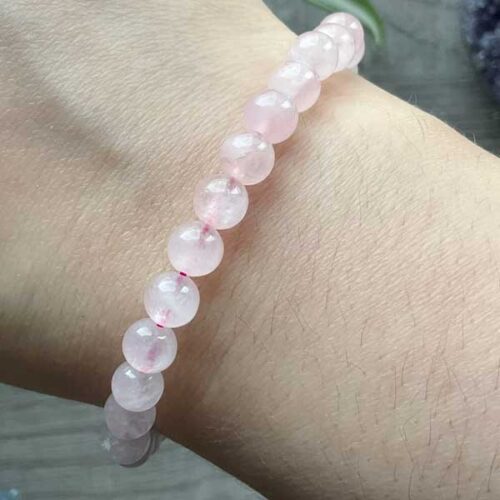 Rose Quartz Bracelet – Natural Stone - Image 8