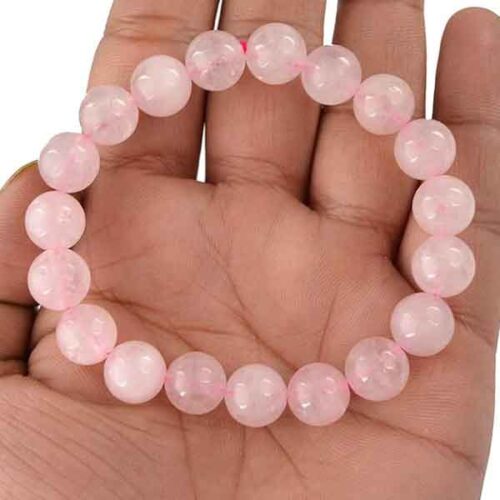 Rose Quartz Bracelet – Natural Stone - Image 7