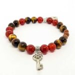 Fiery Passion, Handmade Natural Stone Bracelet - Image 3
