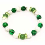 Virgo Zodiac, Handmade Natural Stone Bracelet, 8 mm - Image 4
