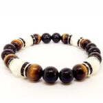 Capricorn Zodiac, Handmade Bracelet with Natural Stones, 8 mm