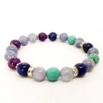 Sagittarius Zodiac, Handmade Natural Stone Bracelet, 8 mm