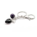 Good Luck, Keychain, Onyx, Elephant, Amethyst, 16 mm - Image 2