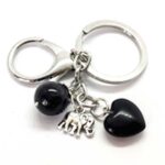 Good Luck, Keychain, Onyx, Elephant, Amethyst, 16 mm - Image 6