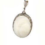 Mother of Pearl, Elegant Natural Stone Earrings - Image 2