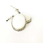 Mother of Pearl, Elegant Natural Stone Earrings