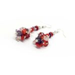 Cassiopeia, Luxury Set - Bracelet, Earrings and Necklace, Coral, Amethyst and Rose Quartz - Image 12