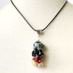 Rainbow, Handmade Luxury Set – Earrings, Pendant and Bracelet - Image 19