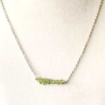 Peridot, Elegant Necklace, Fine Chips, 5–7 mm - Image 3