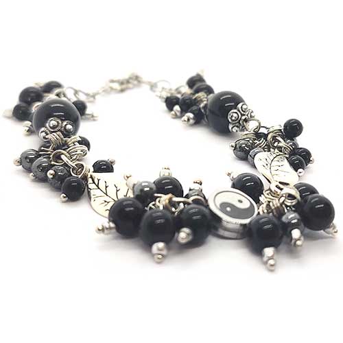 ida-dizajner-bracelet-onyx-hematite-steel-s-2 Ida, Elegant Designer Natural Stone Bracelet - Image 1