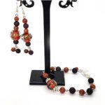 Veda – Designer Bracelet with Heliotrope and Goldstone - Image 10