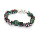 Diana, Boutique Bracelet and Earrings Set, Natural Stone - Image 5