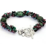 Diana, Boutique Bracelet and Earrings Set, Natural Stone - Image 8