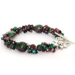 Diana, Boutique Bracelet and Earrings Set, Natural Stone - Image 9