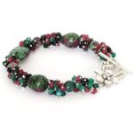 Diana, Boutique Bracelet and Earrings Set, Natural Stone - Image 13