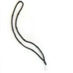 Fol, Men’s Necklace, Clear Quartz, Matte Onyx - Image 4