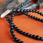 Fol, Men’s Necklace, Clear Quartz, Matte Onyx - Image 8