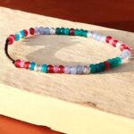 Pixie, Faceted "Rondelle" Beads 3x4 mm, Agate, Aventurine, Clear Quartz - Image 4
