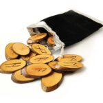 Handmade Wooden Rune Set, Pine - Image 11