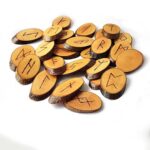 Handmade Wooden Rune Set, Pine - Image 5